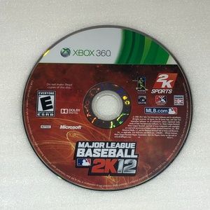 XBOX 360 MAJOR LEAGUE BASEBALL 2K12 DISC